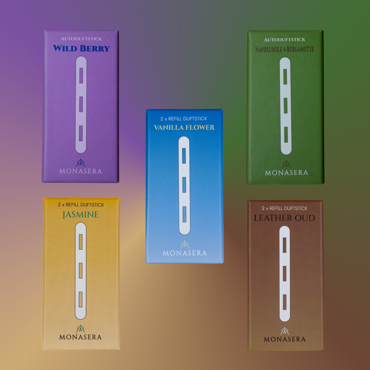 Bundle mit allen Düften 10x Refill