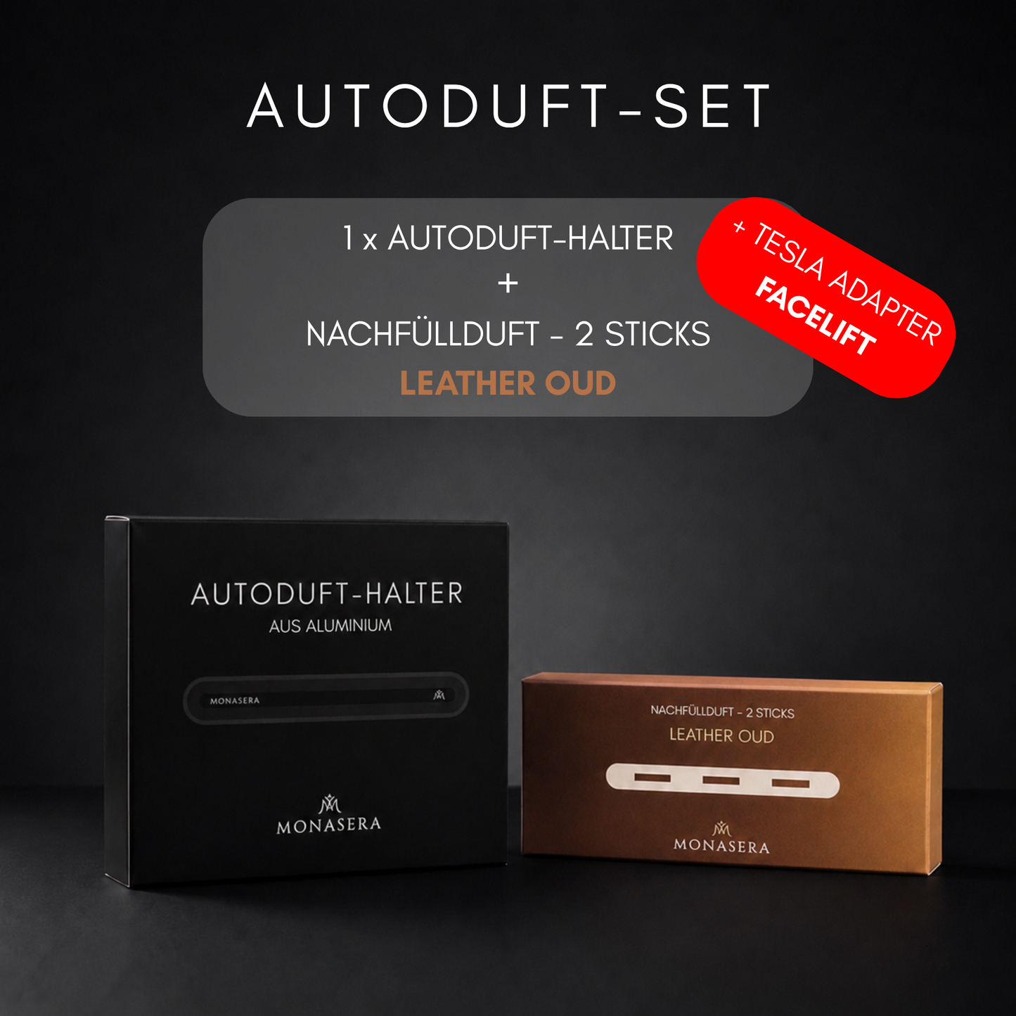 TESLA Facelift Halter + Leather Oud - Starter Set - (Highland & Juniper)