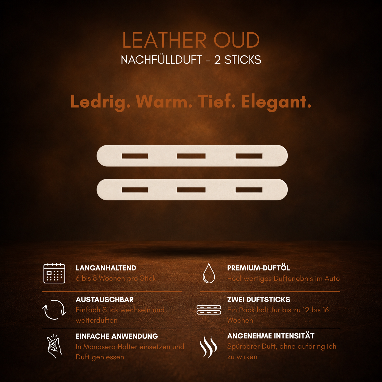 Leather Oud - 2 Sticks
